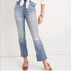 Madewell Demi Boot Crop Jeans 12 31